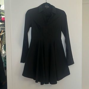 Express size 2 a line work dress side zip